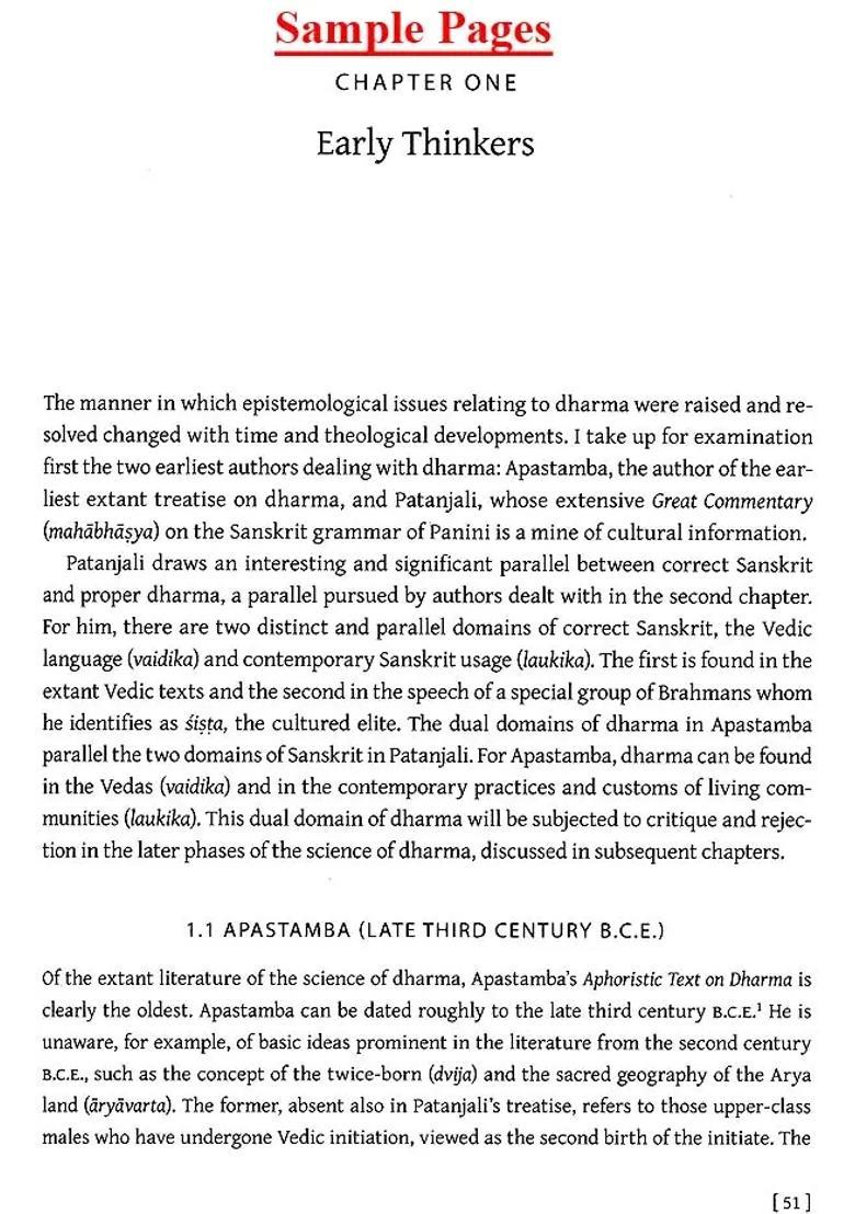 A Dharma Reader - Classical Indian Law - Indya