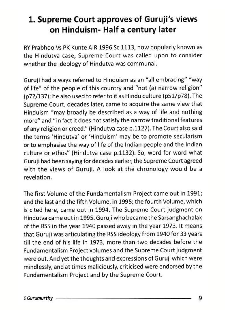 Golwalkar- The Modern Rishi with Millennial Vision - Indya