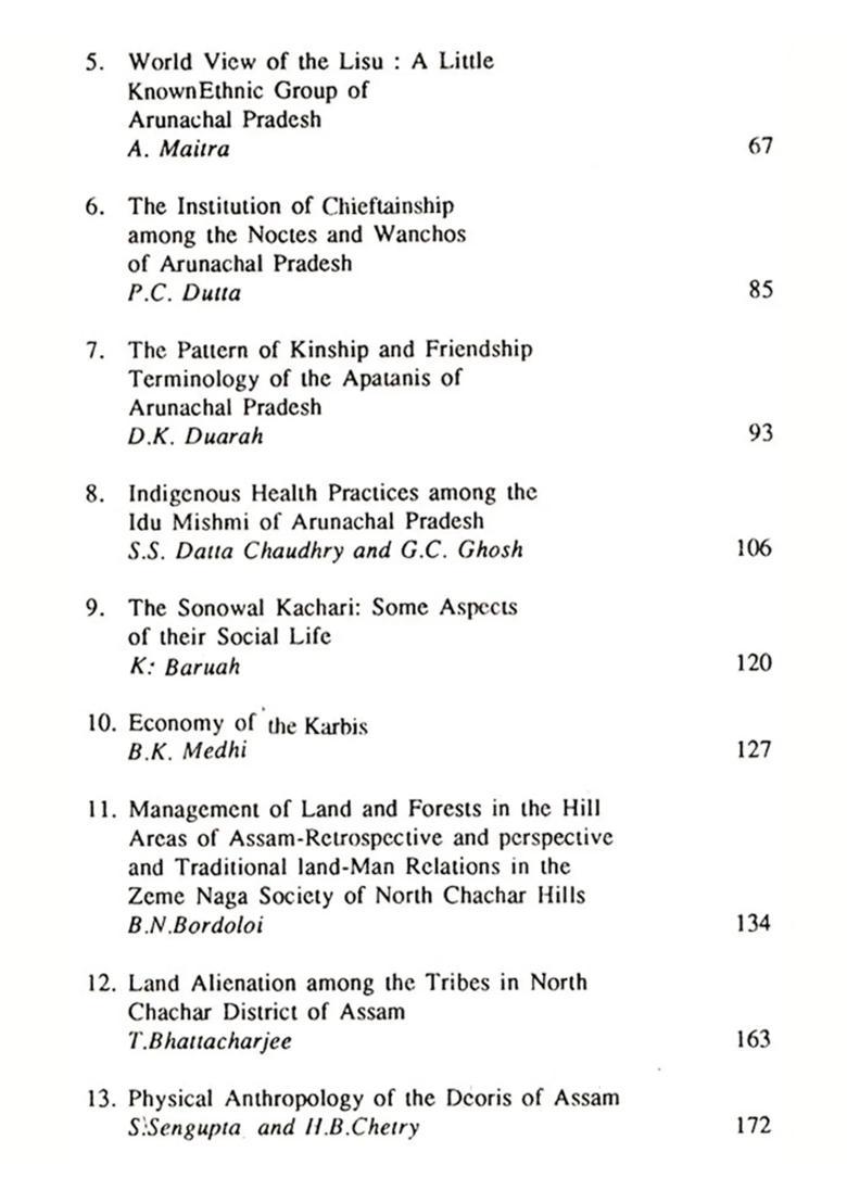 Tribes of North-East India- Biological and Cultural Perspectives - Indya