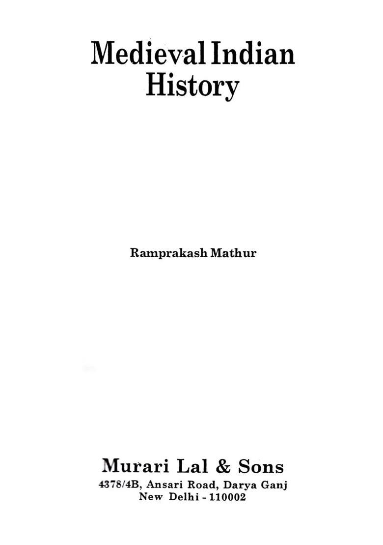 Medieval Indian History - Indya