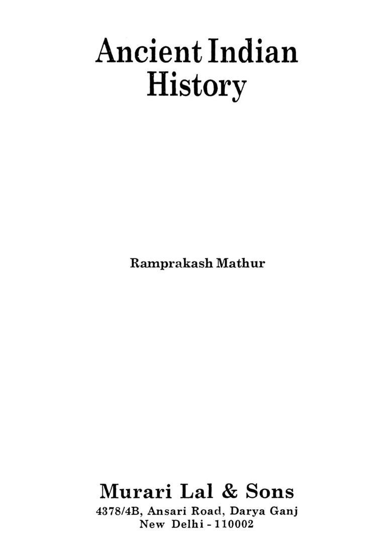 Ancient Indian History - Indya