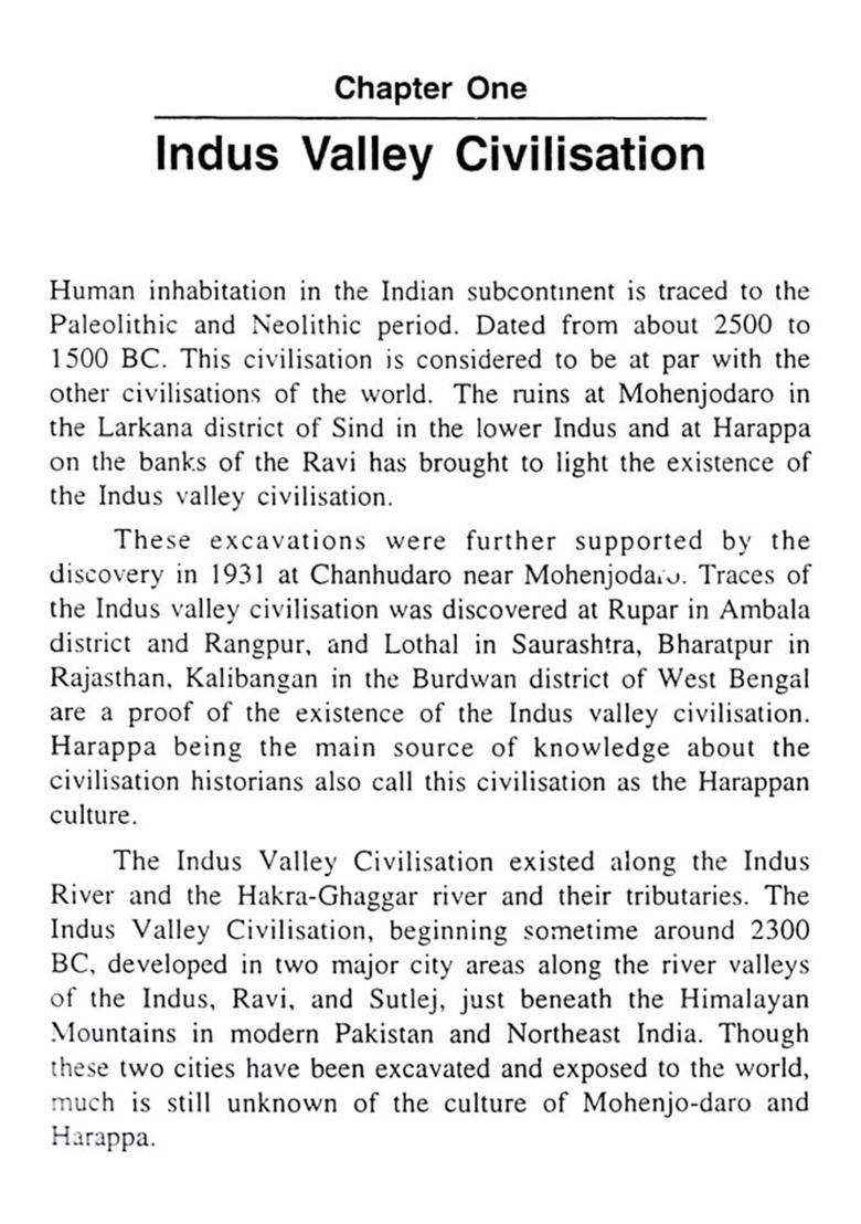 Ancient Indian History - Indya