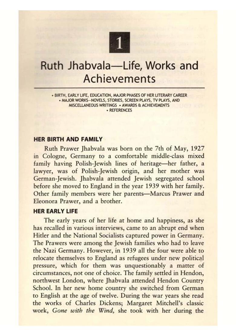 Ruth Prawer Jhabvala