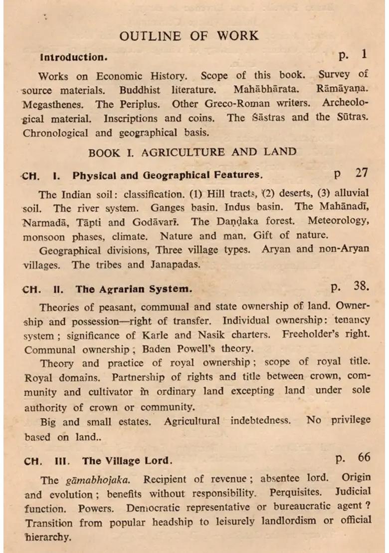 Social and Rural Economy of Northern India- Cir. 600 B.C.-200 A.D. Vol-1 (An Old and Rare Book) - Indya