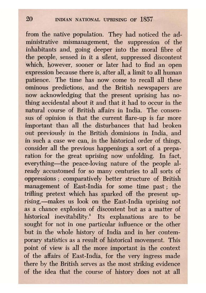 The Indian National Uprising of 1857- A Contemporary Russian Account (An Old and Rare Book) - Indya