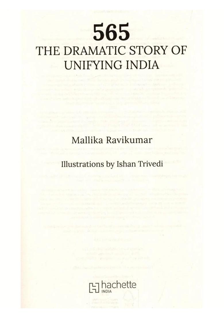 565 The Dramatic Story of Unifying India - Indya