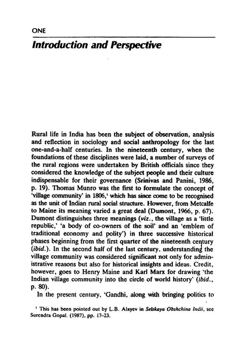 Social Structures of India Villages (A Study of Rural Bihar) - Indya