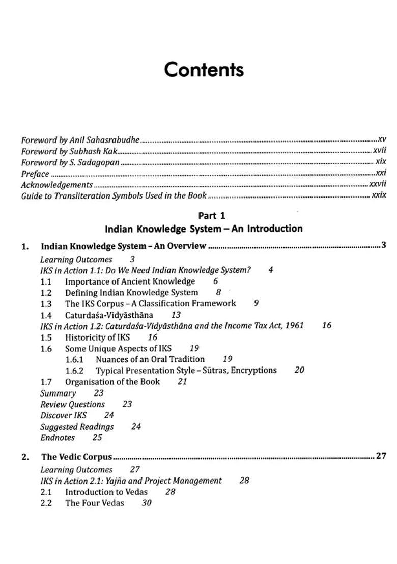 Introduction to Indian Knowledge System Concepts and Applications - Indya