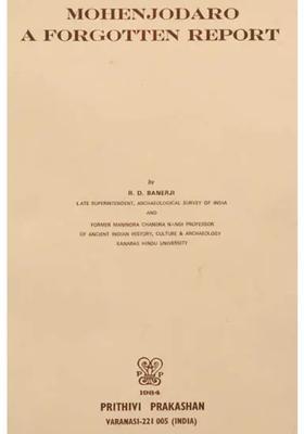 Mohenjodaro - A Forgotten Report (An Old and Rare with Pin Hole Book)