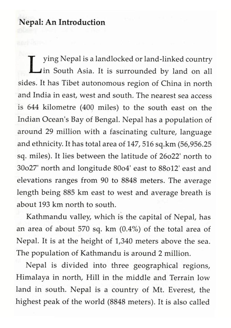 A Short History of Nepal- From Ancient to Modern Times - Indya
