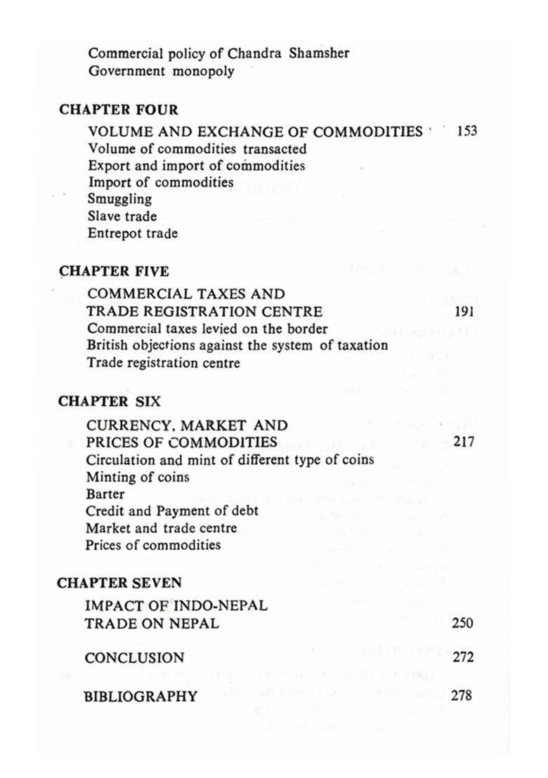 Indo-Nepal Trade Relations- A Historical Analysis of Nepal