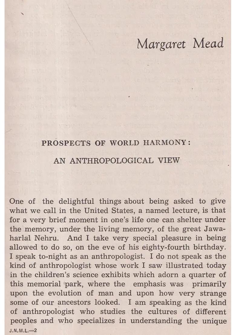 Jawaharlal Nehru Memorial Lectures 1973-1979 (Collection of Lectures by World Renowned Personalities) (An Old and Rare Book) - Indya