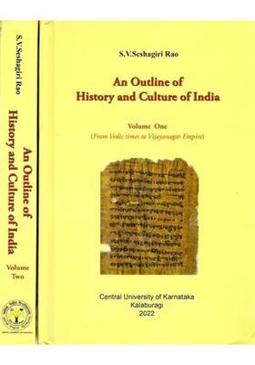 An Outline of History and Culture of India (Set of 2 Volumes)
