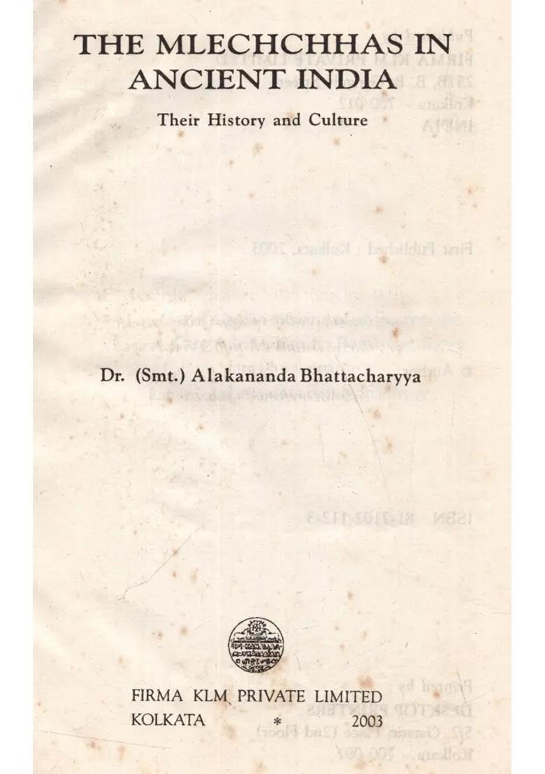 The Mlechchhas in Ancient India Their History and Culture - Indya