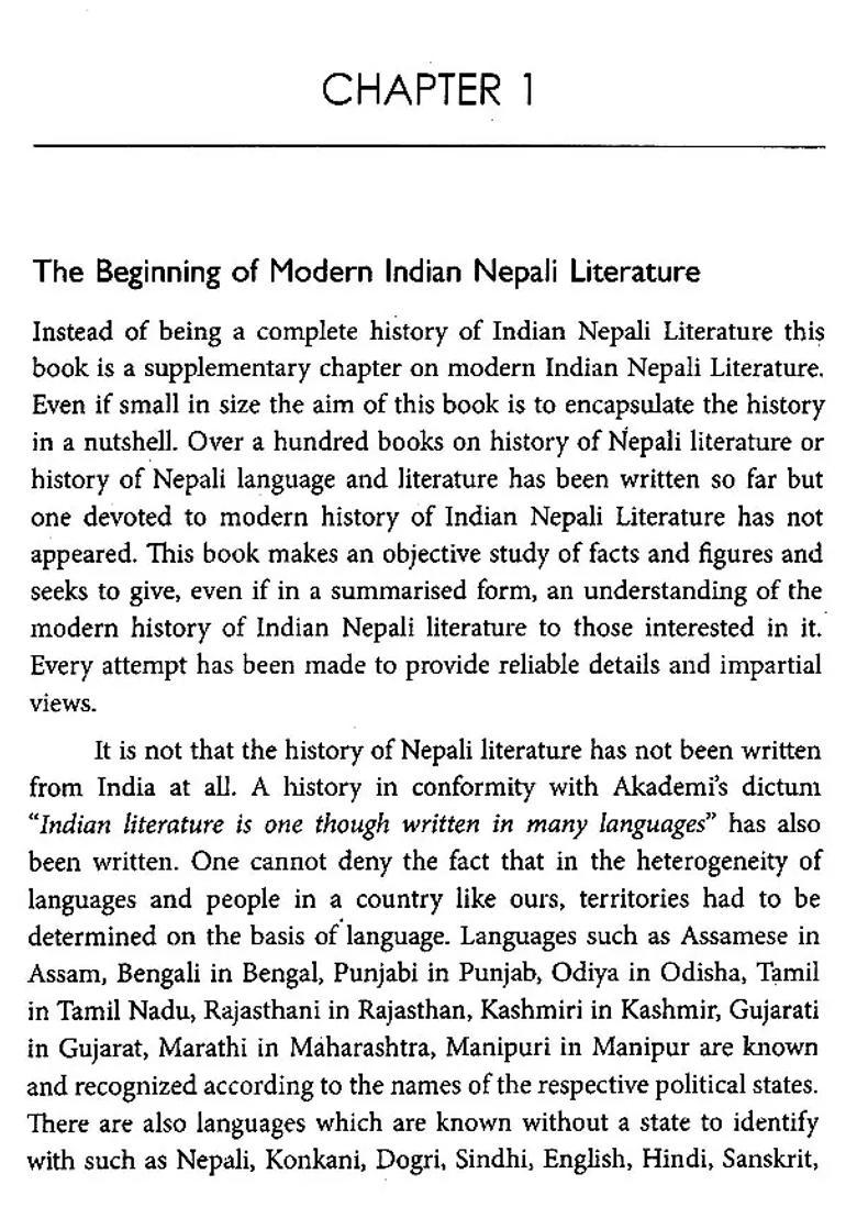 History of Modern Indian Nepali Literature - Indya