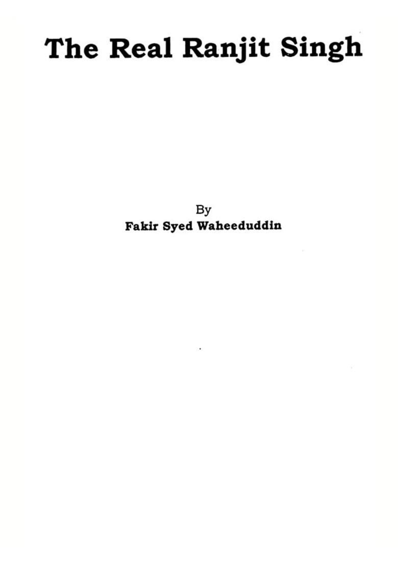 The Real Maharaja Ranjit Singh - Indya