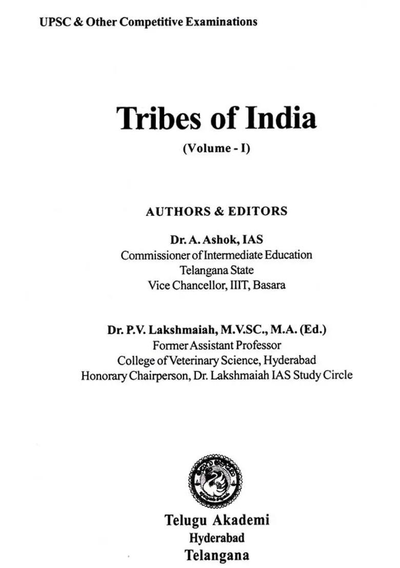 Tribes of India- For UPSC & Other Competitive Examinations (Vol-1) - Indya