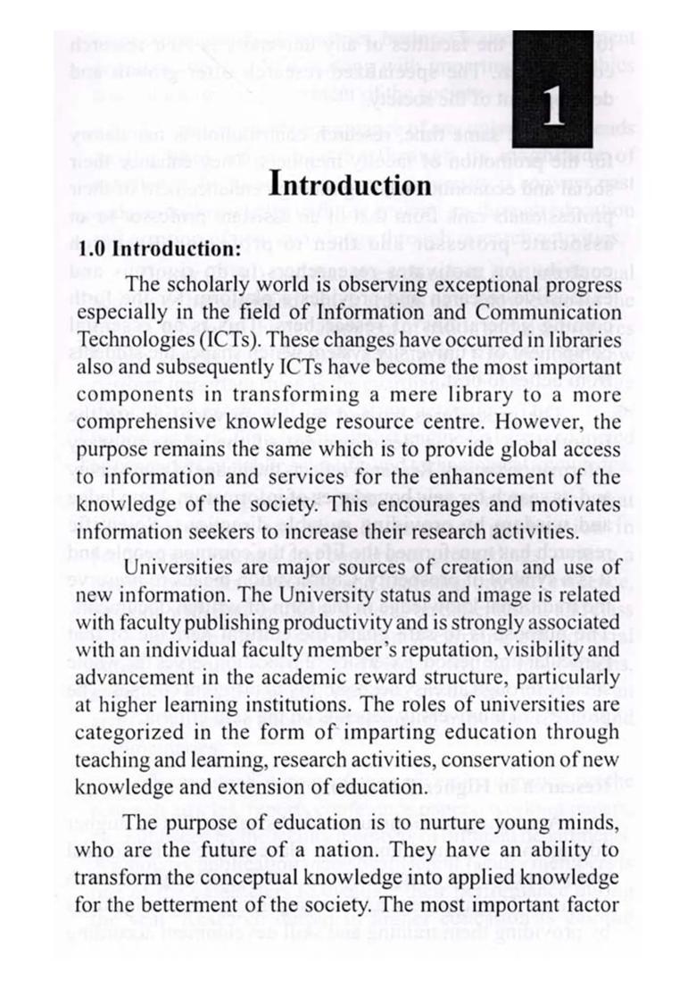 Research Productivity of Western Himalayan Universities of India - Indya