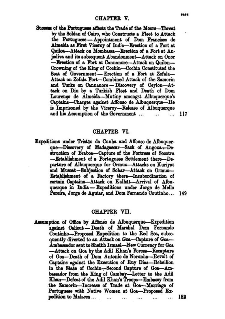 The Portuguese In India: Being A History of the Rise and Decline of Their Eastern Empire (Set of 2 Volumes) - Indya