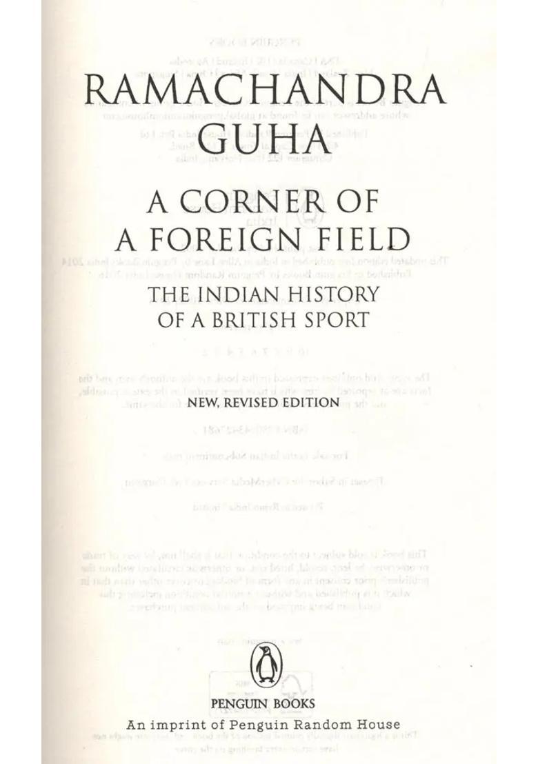 A Corner of A Foreign Field: The Indian History of A British Sport - Indya