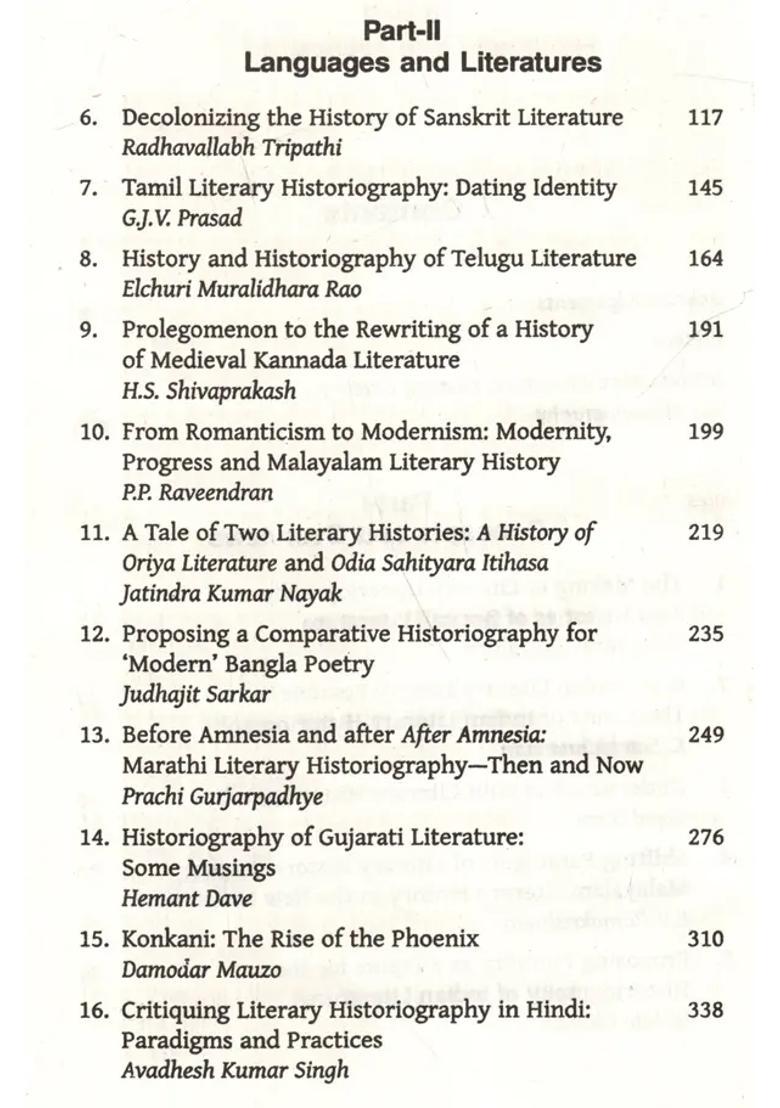Indian Literary Historiography: Concepts, Languages, Histories - Indya