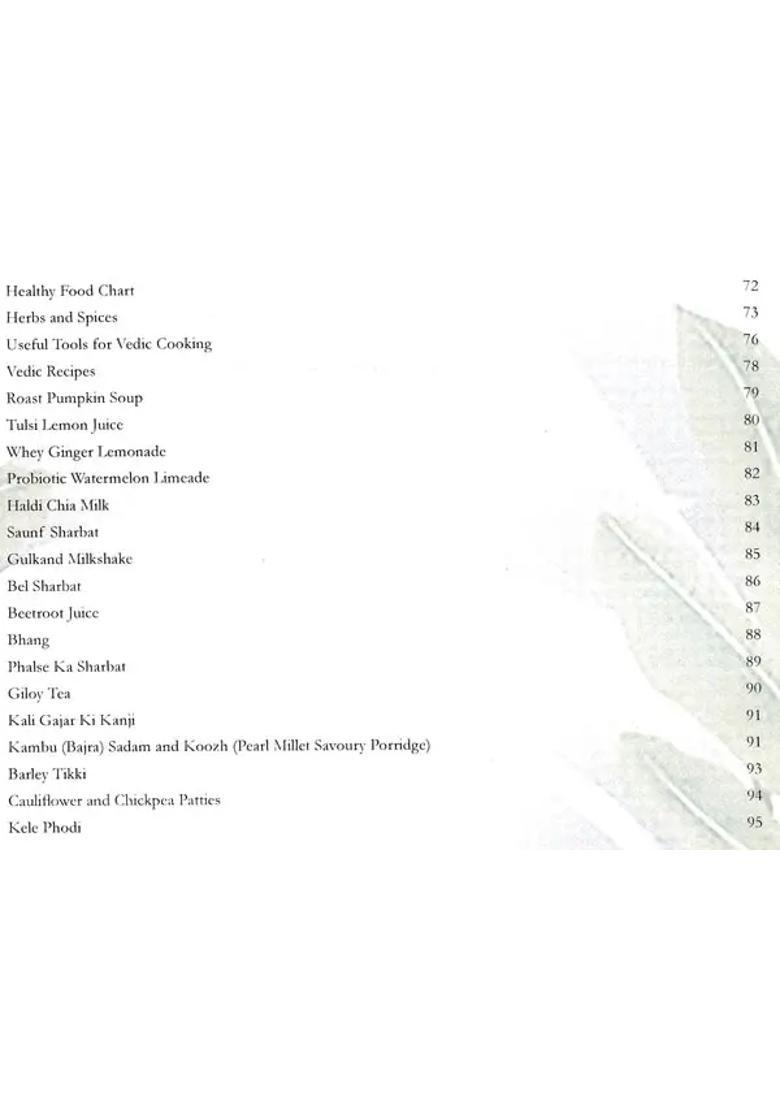 Back to Vedic Routes (Satvik Recipes for Healthy Life and Healthy Mind) - Indya