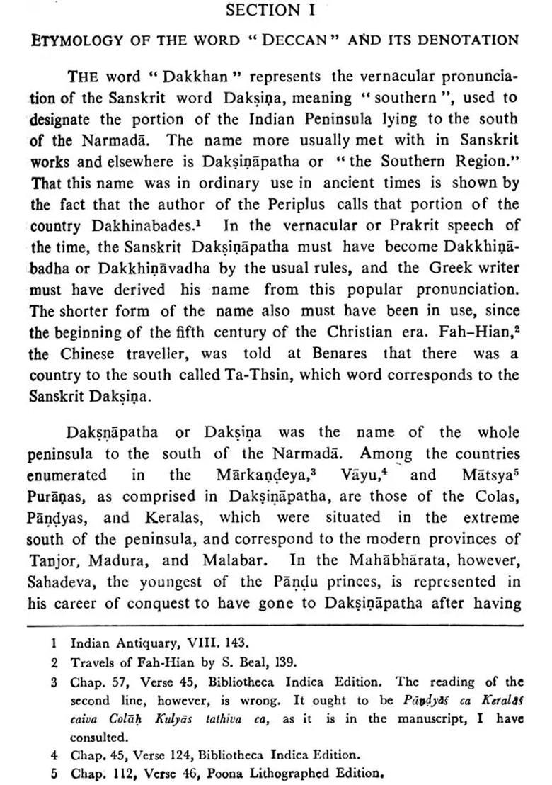Early History of the Deccan and Miscellaneous Historical Essays (An Old and Rare Book) - Indya
