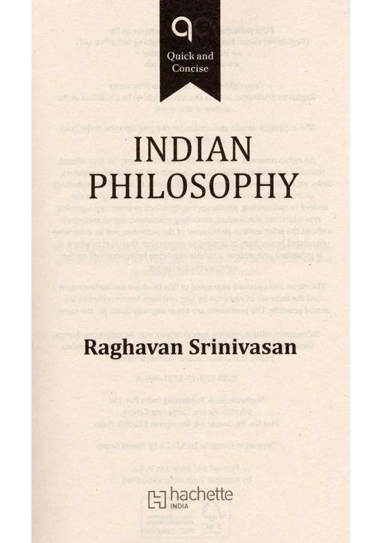 Indian Philosophy - Indya