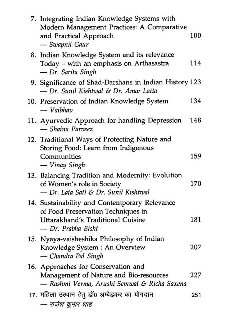 Indian Knowledge System for Sustainable Future - Indya