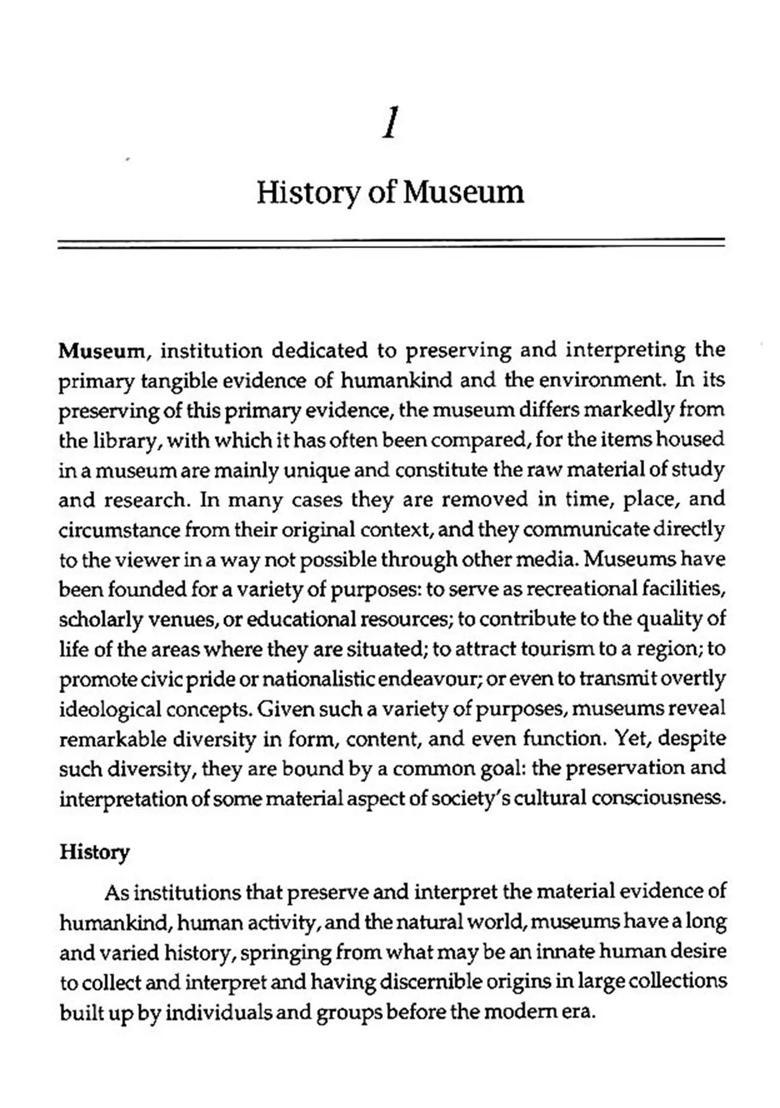 Museums: A Historical Collection of Different Aspects of State, Society and Culture - Indya