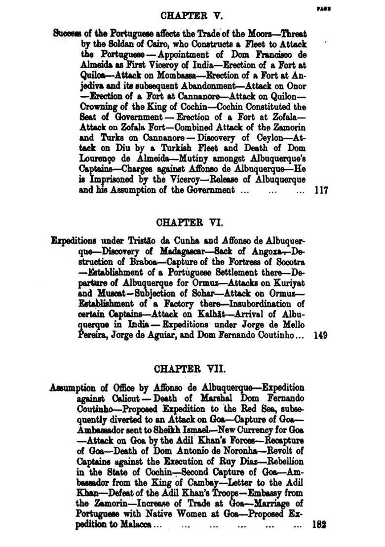 The Portuguese In India: Being A History of the Rise and Decline of Their Eastern Empire (Set of 2 Volumes) - Indya