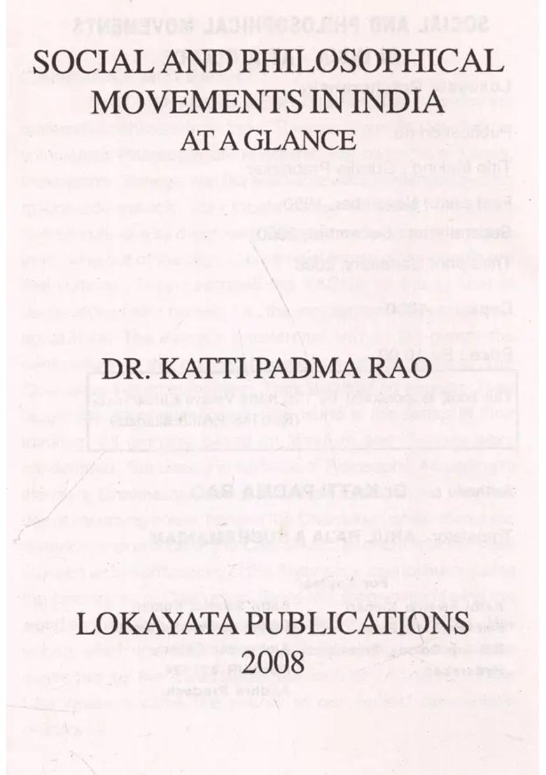 Social and Philosophical Movements in India at A Glance - Indya