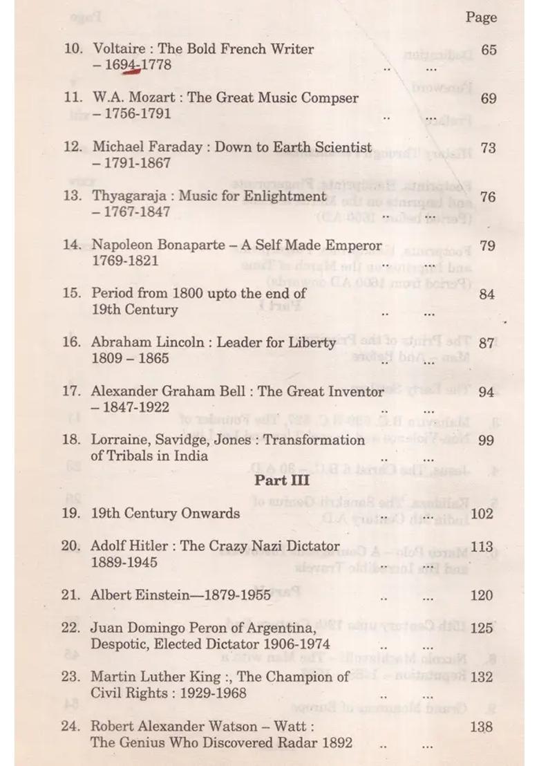 History Through Personalities: Footprints Handprints Fingerprints on the Sands of Time (An Old and Rare Book) - Indya