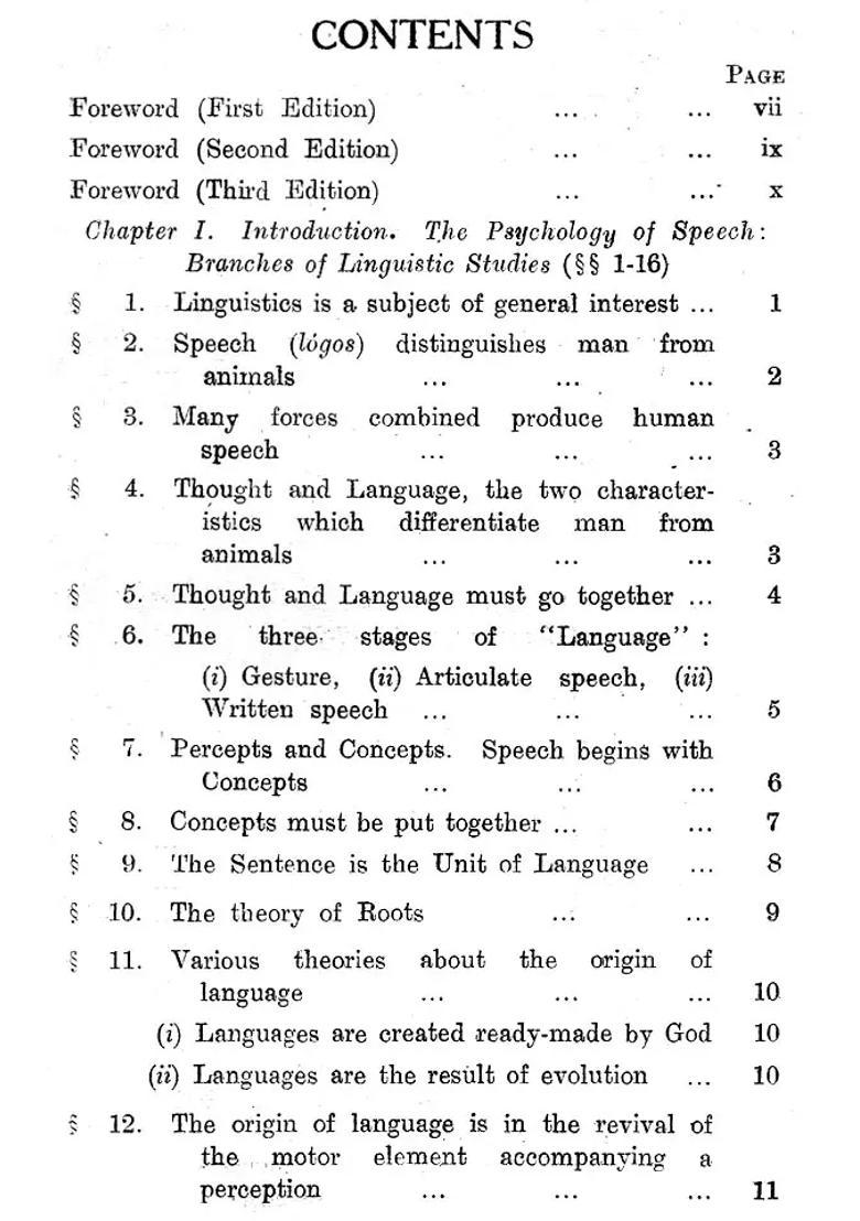 Elements of the Science of Language (An Old and Rare Book) - Indya