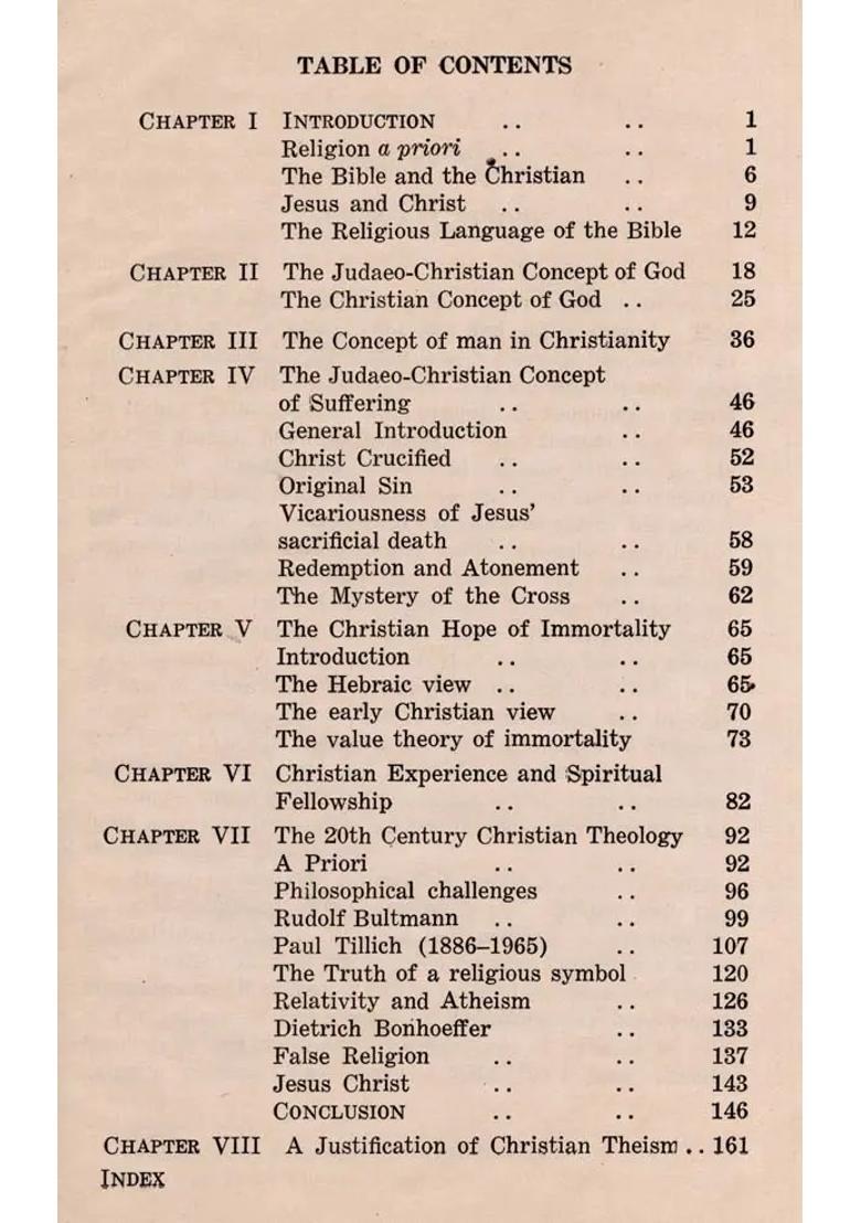 Christian Faith and Philosophy (An Old and Rare Book) - Indya