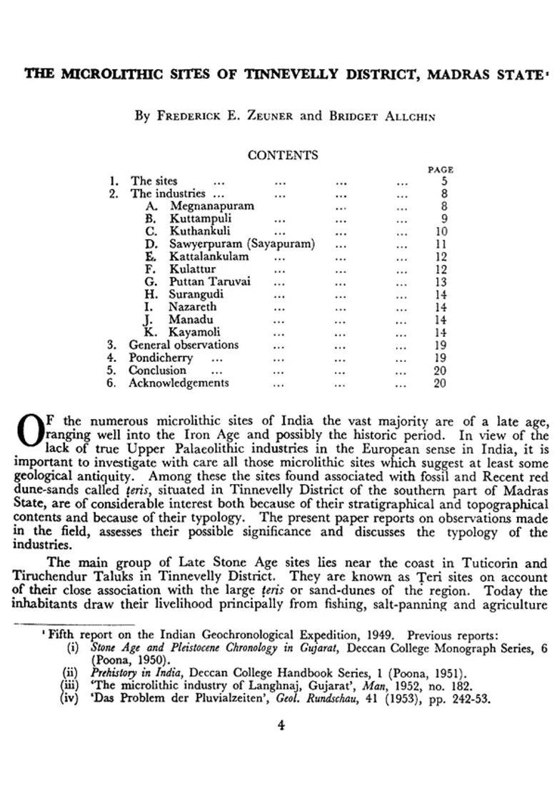 Ancient India- Bulletin of the Archaeological Survey of India (Number 12) - Indya