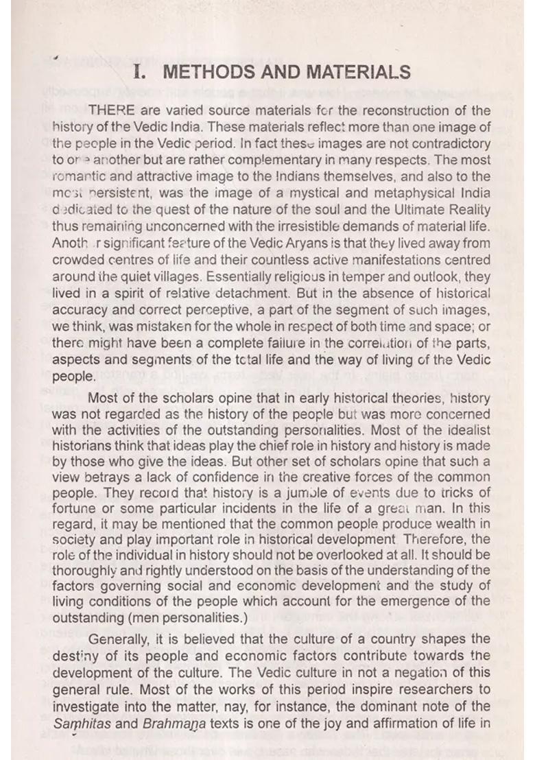 Handicrafts in the Vedic Age (An Old and Rare Book) - Indya