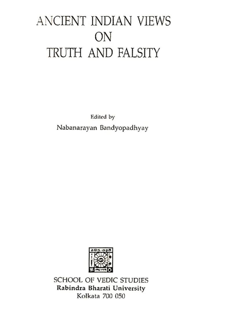 Ancient Indian Views on Truth and Falsity - Indya