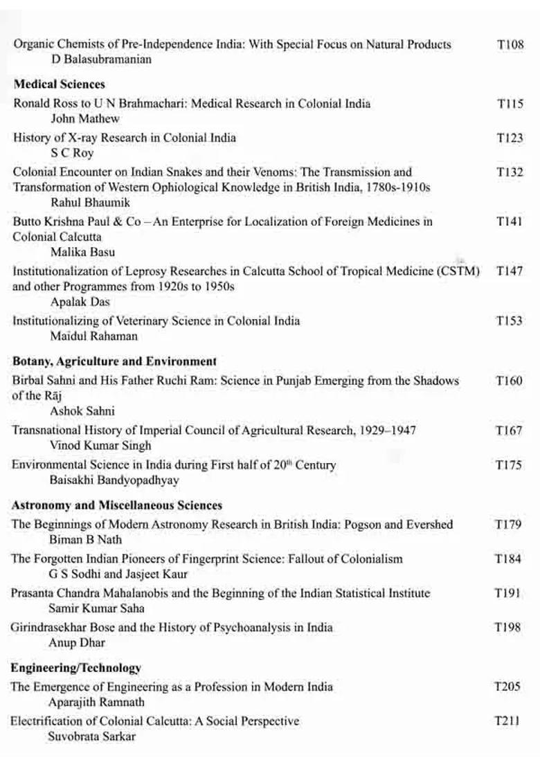 Emergence of Modern Science in Colonial India - Indya