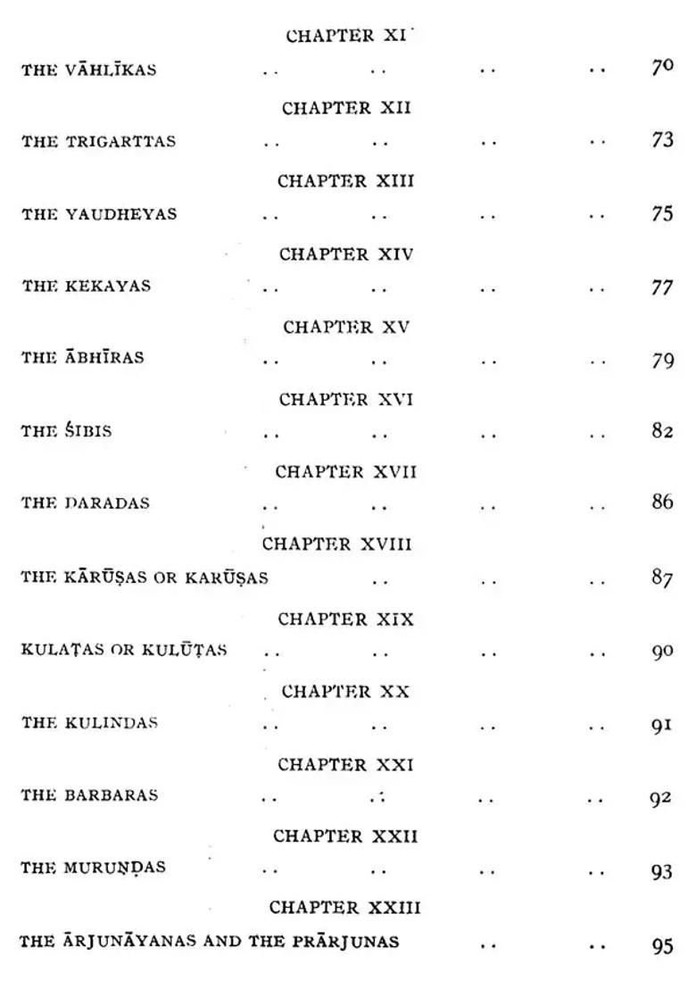 Tribes in Ancient India - Indya