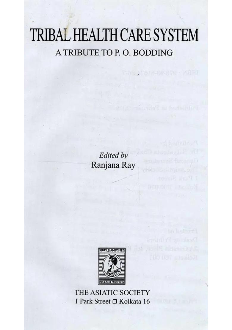 Tribal Health Care System: A Tribute to P. O. Bodding - Indya