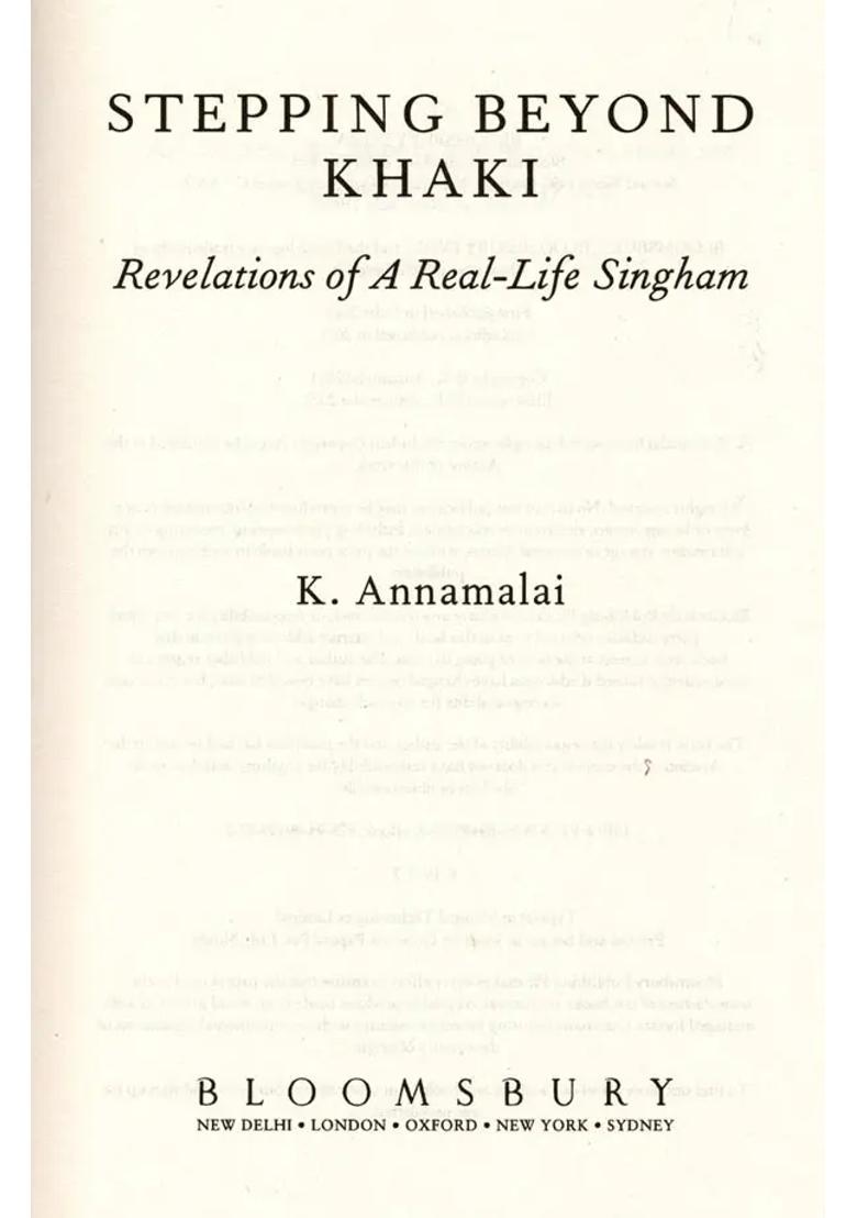 Stepping Beyond Khaki: Revelations of a Real-Life Singham - Indya