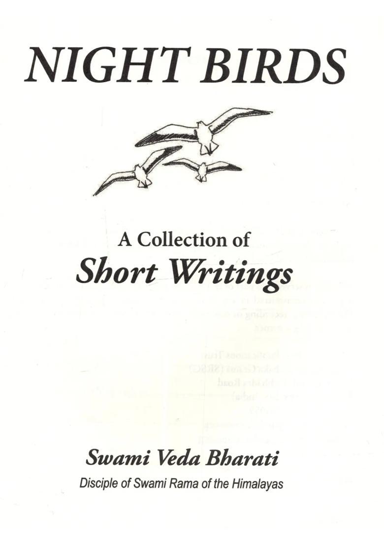 Night Birds (A Collection of Short Writings) - Indya