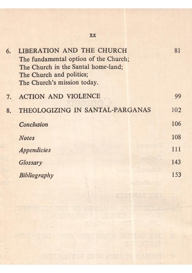 A Santal Theology of Liberation (An Old and Rare Book) - Indya