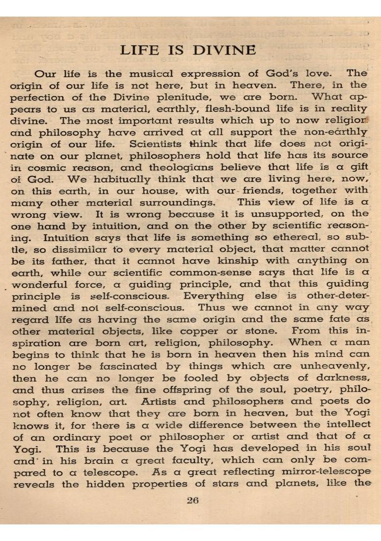 Spiritual Talks (An Old and Rare Book) - Indya