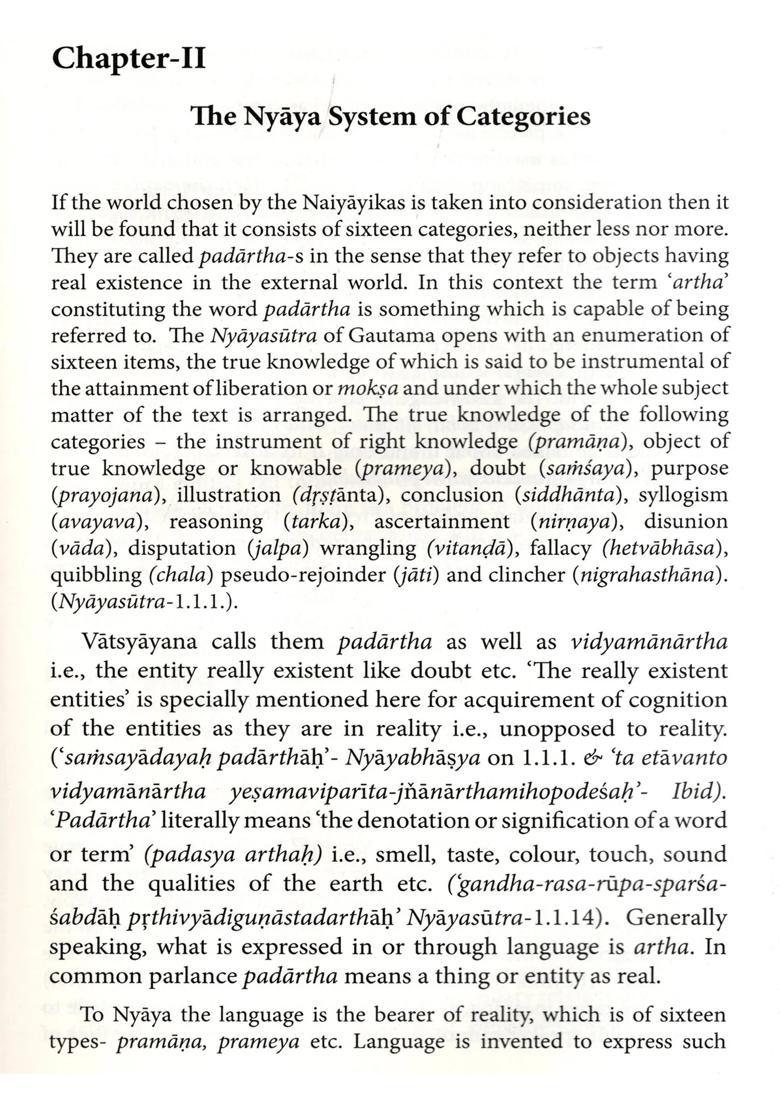 On Denying Nyaya-Categories A Critique of Nagarjuna - Indya