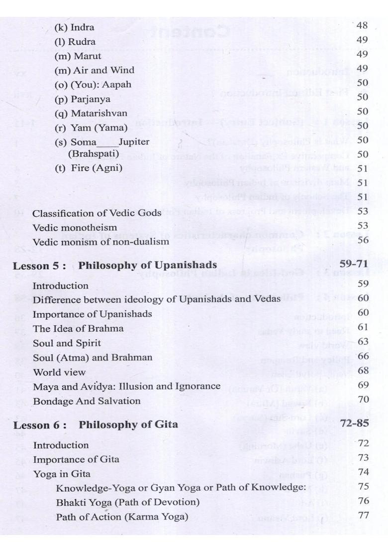 Outlines of Indian Philosophy - Indya