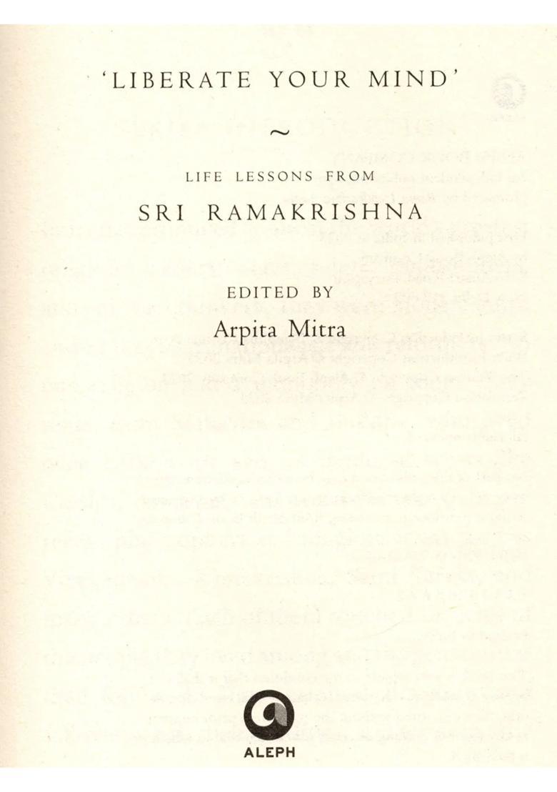 Liberate Your Mind Life Lessons from Sri Ramakrishna - Indya