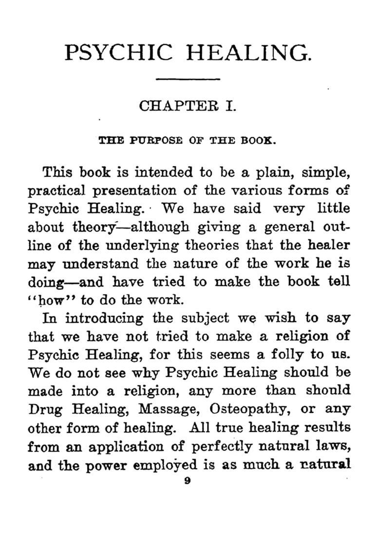 The Science of Psychic Healing - Indya