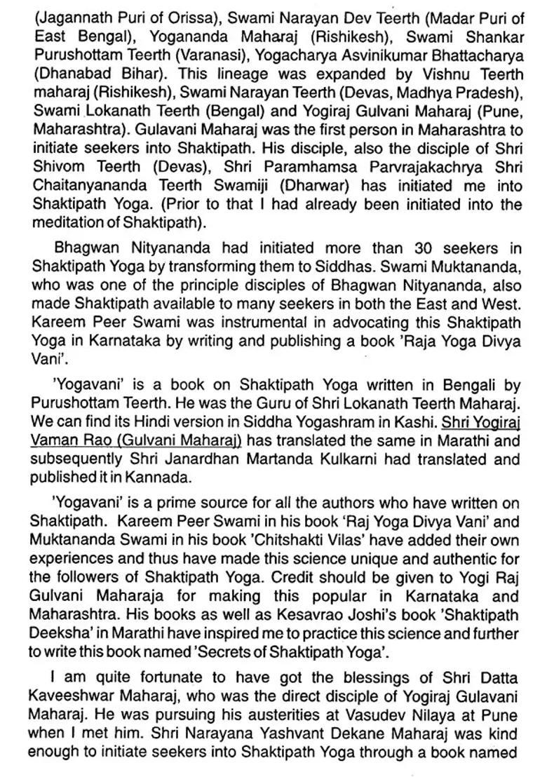 Secrets of Shaktipath Yoga - Indya